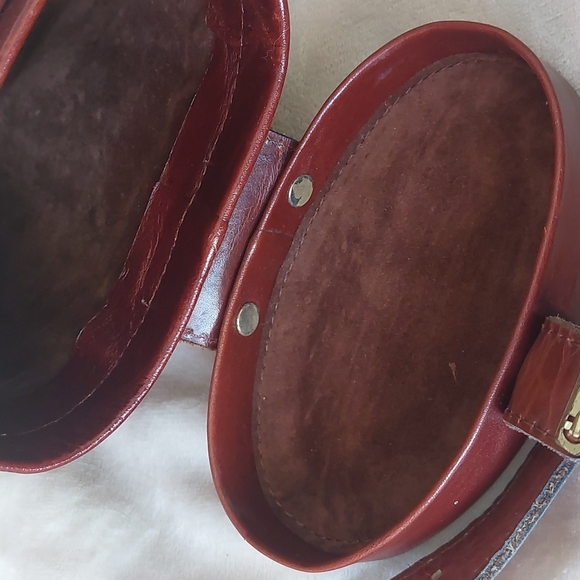 The Nomadic Collection Turkish Kilim leather bucket style bag vintage bohemian - Picture 9 of 16